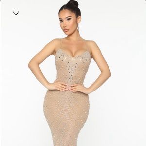 Destiny with you nude maxi dress fashion nova
